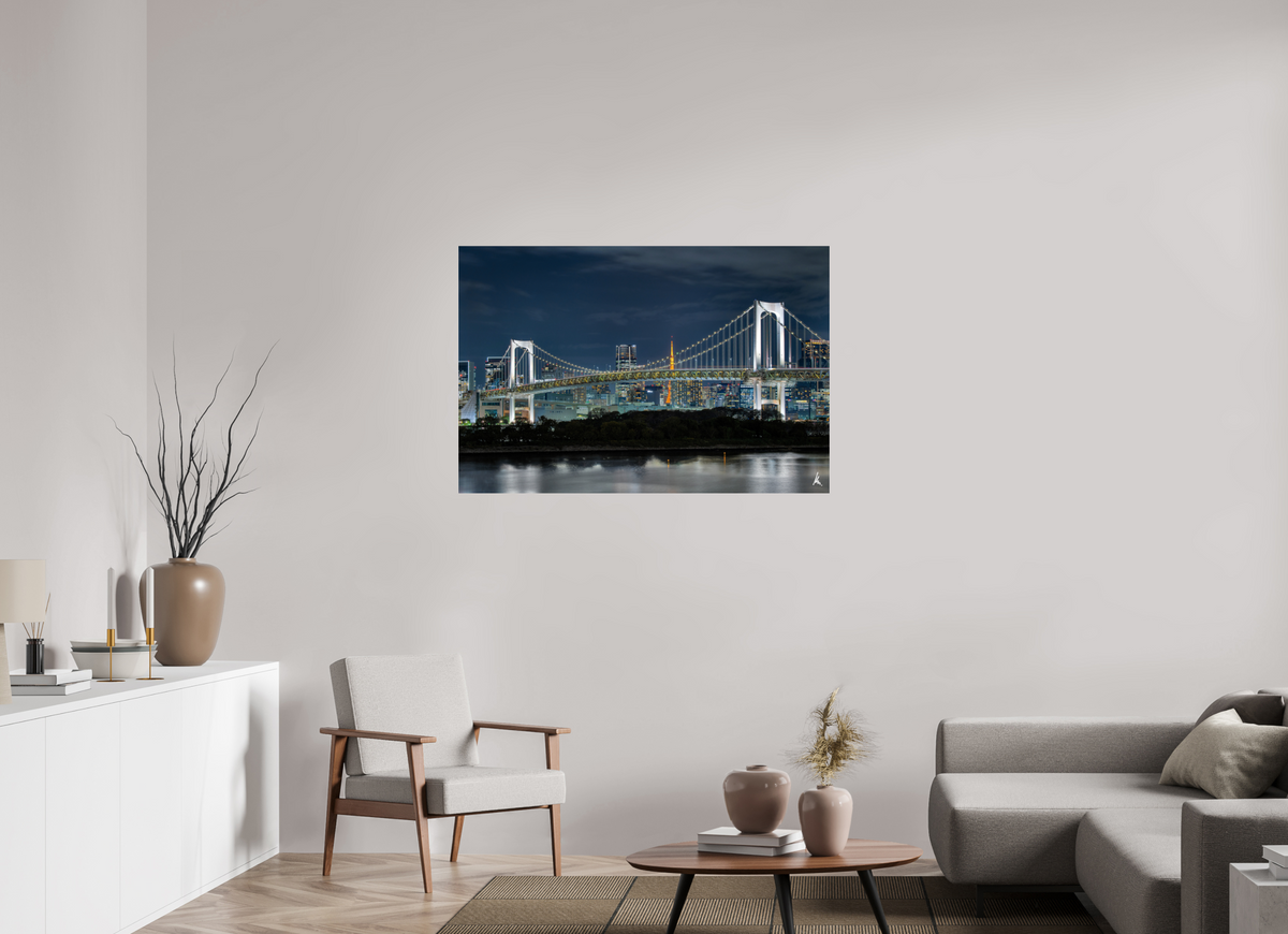 120 x 80 cm, Shopify_final Lights Beyond The Bridge