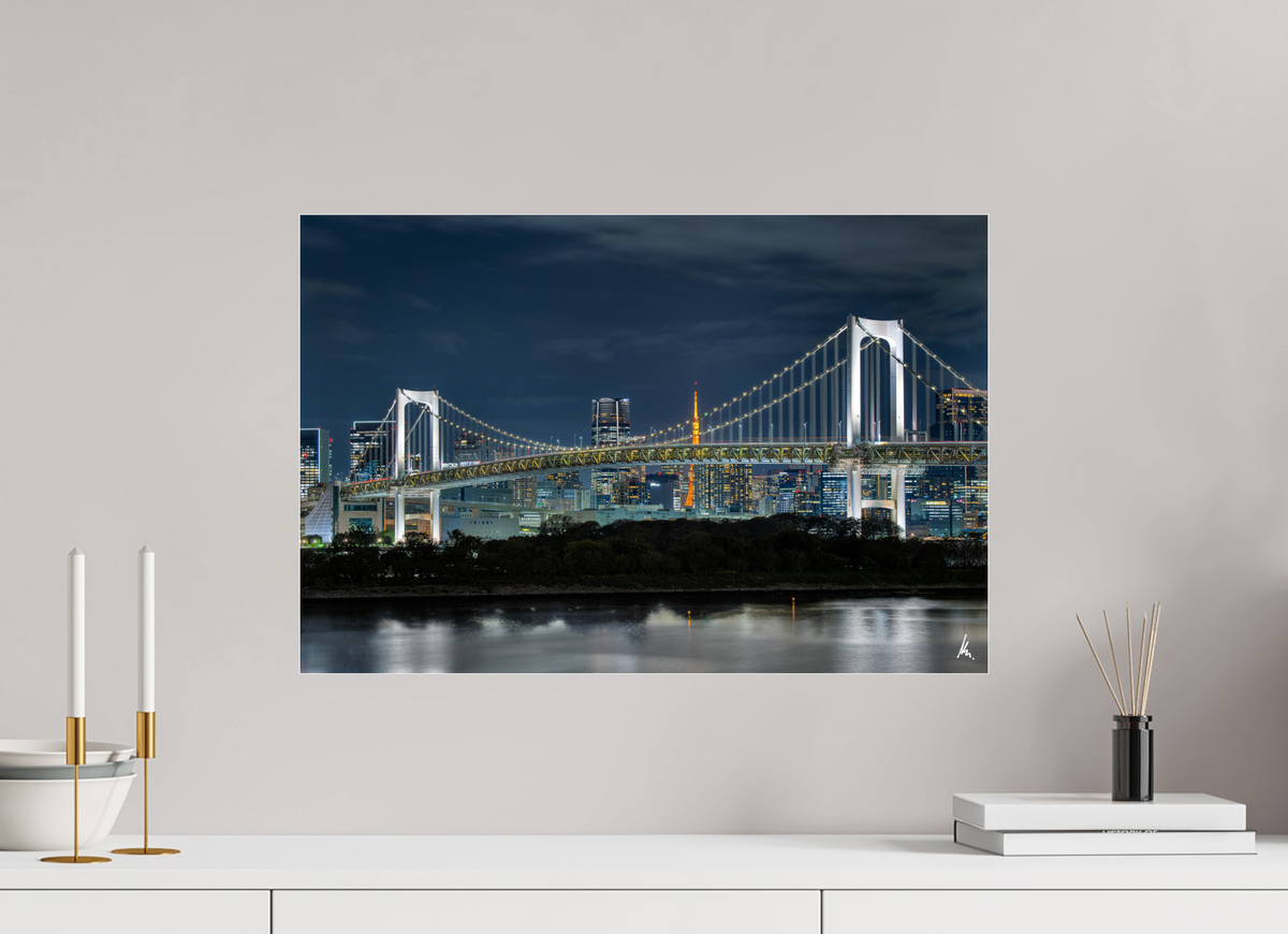 60 x 40 cm, Shopify_final Lights Beyond The Bridge