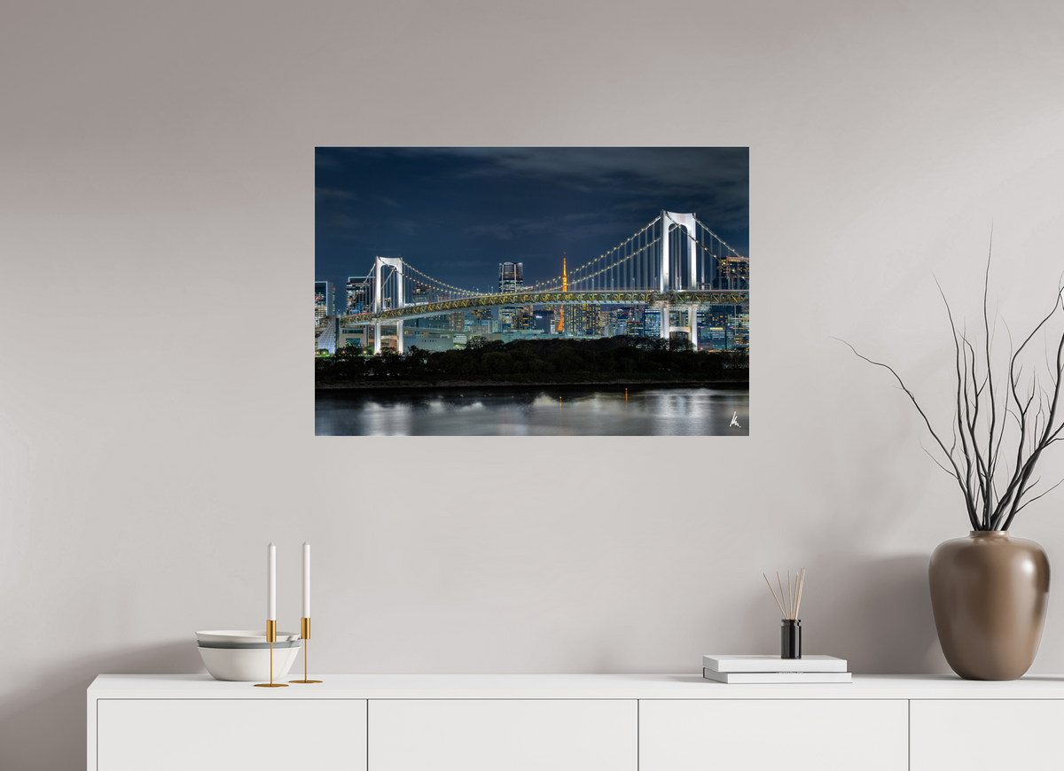 90 x 60 cm, Shopify_final Lights Beyond The Bridge
