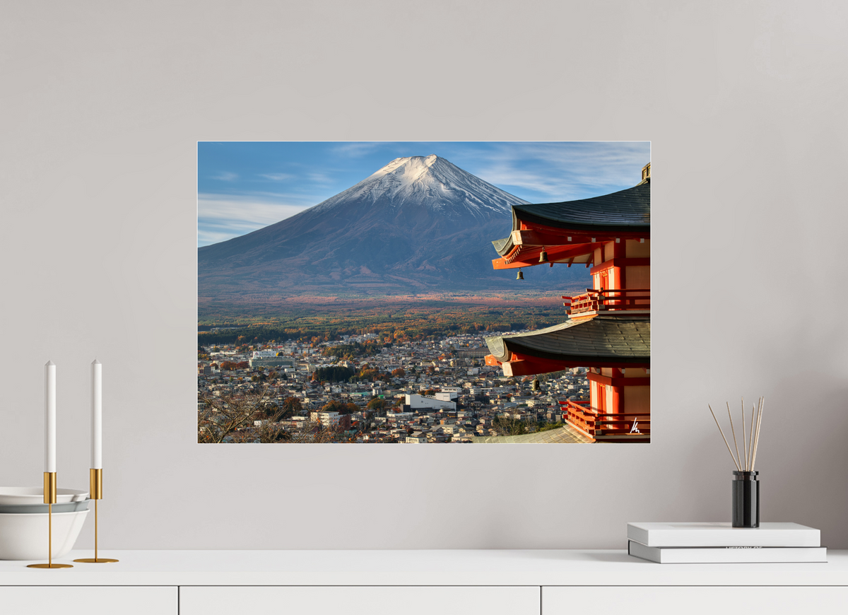 60 x 40 cm, Shopify_final Fuji Chureito Pagode